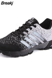 Men Outdoor Sneakers Summer Breathable Shoes for Men Lightweight Sneakers Comfortable Sports Walking Training Running