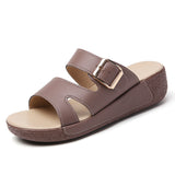 Breakj Cool Slippers Women Summer Slope And Anti-Slip Soft Bottom Lady Slippers Fashion Loose Cake Thick Bottom Word Cool