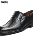 Brand Men Leather Formal Business Shoes Male Office Work Flat Shoes Oxford Breathable Party Wedding Anniversary