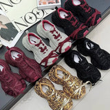 Breakj Drill Full Of Stars Old Dad Shoes 2025 Spring And Autumn New Thick Bottom Height Full Of Diamonds In The Tide Of Net Red Casual