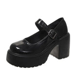 Quality Rubber Sole Japanese Style Platform Lolita Shoes Women Vintage Soft Sister Girls Shoes School mary jane shoes