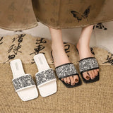 One-×Ö Slipper Women Wear The New Explosion In The Summer Of 2025 Fashion Fairy Wind And Slippery Bottom Slippers