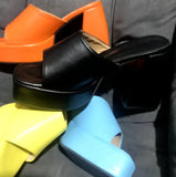 Ladies Sexy Open Toe Platform Slippers Fashion Elegant Thick High Heels Summer Women's Sandals Party Sexy Mules Shoes