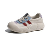 Breakj 2025 Small White Shoes New Korean Version Ins Female Student Platform Increased Sports Board Shoes Casual Shoes