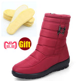 Boots Brand Women Winter Boots Mother Shoes Antiskid Waterproof Flexible Women Fashion Casual Boots Plus