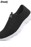 Men Shoes Breathable Mesh Summer Summer Lightweight Hiking Shoe Outdoor Walking Casual Shoes Slip-On Driving Men's