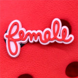 1pcs Fight for it Shoe Charms Shoeife Fan Out Slipper Accessories Decoration Fit Croc Jibz Party Kids Gifts