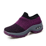 Sneakers Fashion Breathable Mesh Casual Shoes Platform Sneakers Platform Woman Vulcanize Shoes Walking Zapatillas
