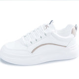 Breakj Version Of The Round Head With Small White Shoes 2025 New Casual Student Women Shoes In