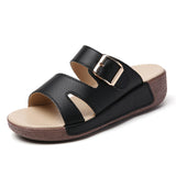 Breakj Cool Slippers Women Summer Slope And Anti-Slip Soft Bottom Lady Slippers Fashion Loose Cake Thick Bottom Word Cool