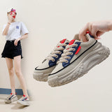 Breakj Korean Version Of The New Dad Shoes Female Spring 2025 Student Running Sports Platform Increased Casual Shoes Female