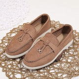 Breakj High-End Lofo Single Shoes Women's 2025 New Large-Size Small Fragrant Shoes Women's Singles