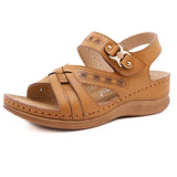 2021 Beach Sandals Women Summer Shoes Thick Sole Women Wedges Sandals Ladies Summer Holiday Shoes Big Size