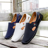 Men's Fashion Loafers 2021 New Men Casual Flat Shoes Non-slip Soft and Comfortable Man Driving Loafers Large Size