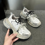 Breakj Fashion Dad Shoes Female Sports Shoes Comfortable And Versatile Autumn New Korean Hot Style New Slow Shock Sports