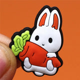 Away Shoe Buckle Accessories PVC Cute Totoro No Face Man Designer Shoe Charm Decorations fit Croc Jibz Party Kids
