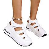 Breakj Lady Hollowed Out Casual Sandals Wearing The New Summer 2025 Summer Thick Bottom Of The Raised