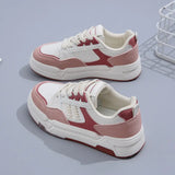 Breakj 2025 Small White Shoes Female New Korean Version Ins Female Students Taller Platform Sports Board Shoes Casual Shoes Tide