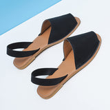 Breakj Flat-Bottomed Deed Sandals Women 2023 Summer Fish-Billed Beef-Shoe Fisherman's Shoes