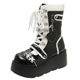 Style Brand New Dropship Vampire Cosplay Platform Women Mid-calf Boots 2023 Autumn Winter Street Shoes Motorcycle