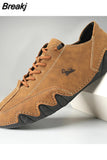 Men Sneaker Shoes Luxury Designer Leather Loafer Walking Sports Shoes Comfortable Ankle Boots High Quality Motorcycle Shoes