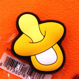 1pcs Hello Baby PVC Shoe Charms Decoration Teether Pacifier Designer Shoes Buckle Accessories Badges Croc Accessory