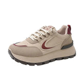Breakj Casual Sneakers Women 2025 Autumn New Korean Version Of The Thick-Sed Forrest Shoes Student Running