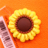 1pcs Chrysanthemum PVC Shoe Buckle Decorations Cute Watermelon Drink Sandal Accessories for Croc Jibz Kids Party