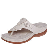 Breakj Spring And Summer New Large-Size Slippers Women Fashion Slope With Flip-Flops Wearing Beach Slippers