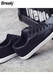 Spring Summer Little White Shoes Female Black Flat Leather Sneakers Loafers Women Casual Shoe Zapatillas Mujer