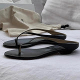 Breakj Design Sense Low-Heeled Flip-Flops In The Summer Of 2025 New Catch-To-To-To-Ed Feet Wearing Cool Drag Women's