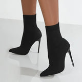 Breakj 2023 New Knitted Elastic Boots Tips Head Socks High And Short Boots Large Size And Ultra-High Socks