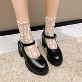 Quality Rubber Sole Japanese Style Platform Lolita Shoes Women Vintage Soft Sister Girls Shoes