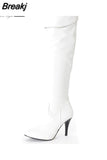 Classic dropship large sizes 47 thin high heels Women's Shoes Woman 2023 sexy party women knee-high boots
