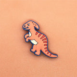 Sale 1pcs Shoe Charms Novel Dinosaur Shoe Accessories Cute Garden Shoe Decoration for croc jibz Buckle Kid's X-mas