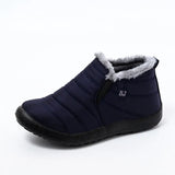 Snow Boots Women's 2021 Waterproof Ankle Boots Women Plus Size Cotton Boots Non Slip Warm Plush Women Shoes Botas