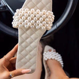 New Women's Shoes Hand-Beaded Cool Slippers Sweet Girl Fairy Wind And