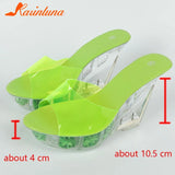 High Heeled Women Sandals 2023 European Style Sexy Nightclub Queen High Heel Crystal Pump Solid Color Lady Sandals