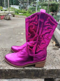 Breakj Size Autumn 2023 New Women's Middle Tube Pure Color Pointed Adult Martin Boots Thick Heel