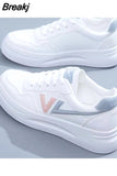 shoes sneakers women shoes solid color ladies flat shoes 2023 mesh women's sports comfortable breathable white