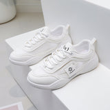 Breakj White Shoes Women 2025 New Summer Student Korean Version Of The Versatile Casual Ins Tide Shoes Thick Platform Fashion Board Shoes