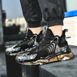 Retro Men Casual Shoes 2023 Mesh Running Shoes Men Sneakers Street Style Adult Male Sports Shoes Plus Size