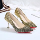 Stiletto Women Pumps Women Shoes Mouth Single Shoes Ladies High Heels Roman Womens Shoes Shallow Pointed High