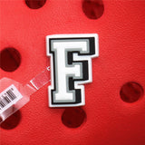 PVC Shoe Buckle Accessories DIY Combination English Alphabet Shoes Decoration Jibz for Croc Charms Bracelets Kids