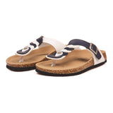 Fashion Cork Flip Flops Slippers 2023 New Women Summer Beach Casual Buckle Outside Non-slip Slides
