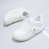 Breakj Summer New Korean Ins Breathable Small White Shoes Women's Hollow Casual Board Shoes Platform Versatile Cake Shoes XYD