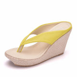 Beach Sandals Wedge Platform Thongs Slippers Flip Flops Summer Shose For Women Girls