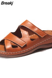 New Summer Women Retro Beach Slippers Fashion Light Open Toe Casual Comfort Wedge Walking Platform Outdoor Female