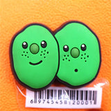 Cartoon Potato Tomato Balsam Pear PVC Buckle Shoe Accessories Decorations Jibz for Croc Charms Shoes fit Bracelet Kids