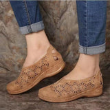 Breakj Asia's New Women's Shoes 2025 Women's Shoes Hollow Slope And Large-Size Hot Women's Single